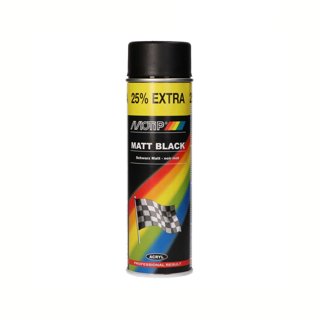 FH0203A Verf Mat Zwart 500ml